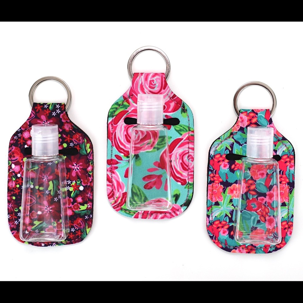 9 cute hand sanitizer holder keychains